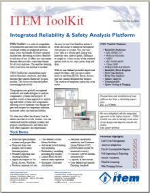 ITEM ToolKit Spec Sheet